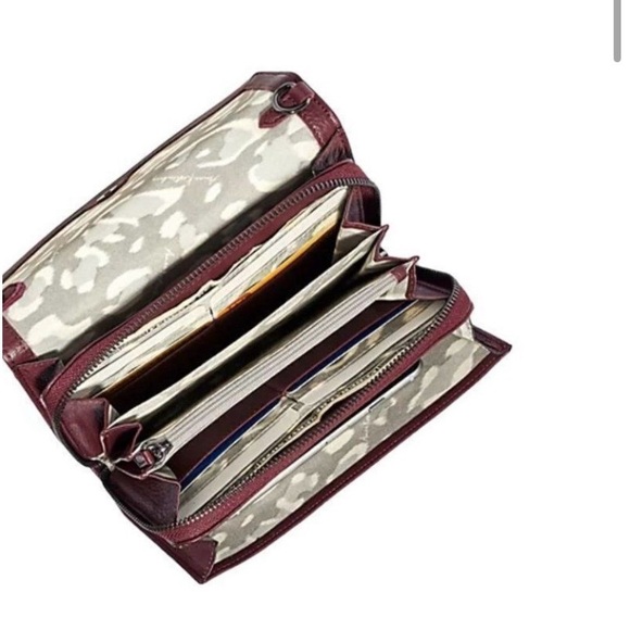 Aimee Kestenberg Convertible Cross-Body Bag _ Burgundy/Gunmetal - Picture 2 of 11